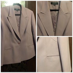 Lavender textured blazer